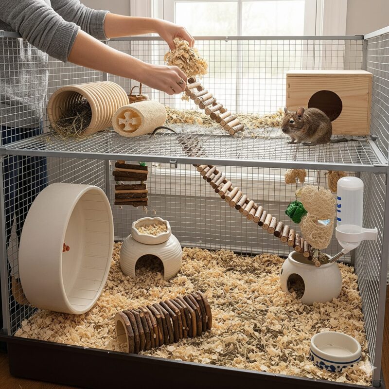 デグーの脱走防止対策