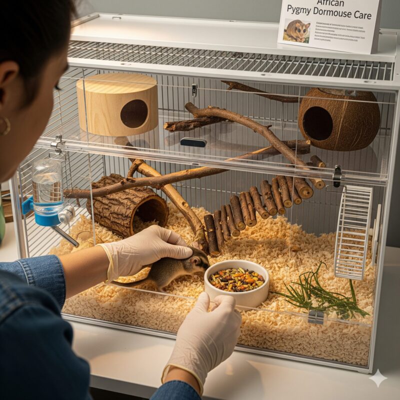 アフリカヤマネの適切な飼い方と環境作りの基本原則