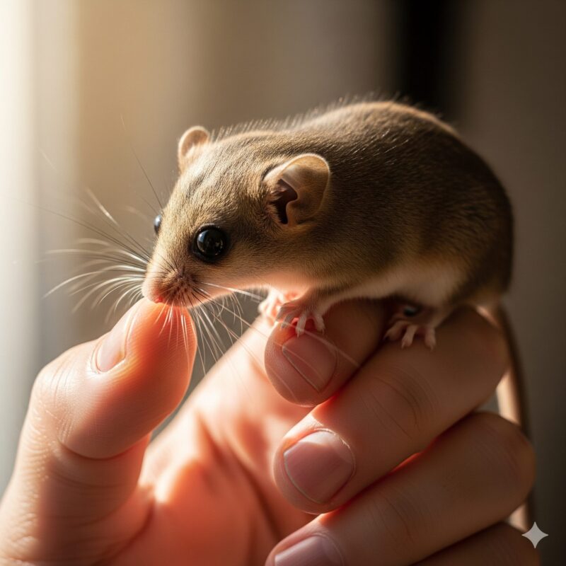 アフリカヤマネが人になつく可能性と適切な期待値の設定