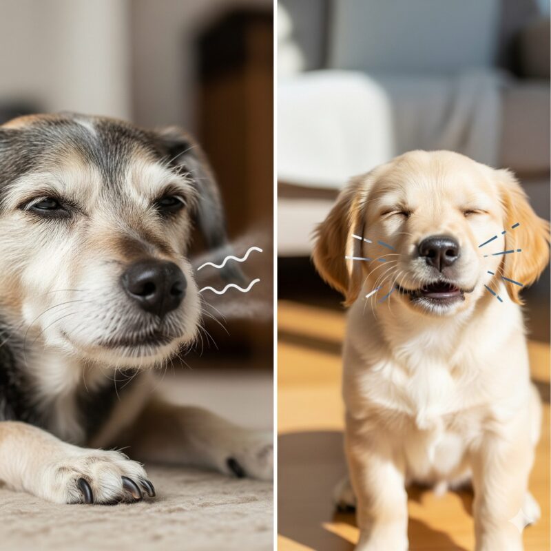 年齢別の犬の行動パターン