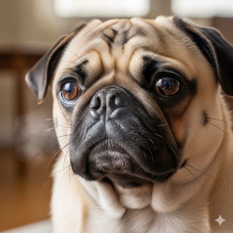 健康チェックを受ける犬