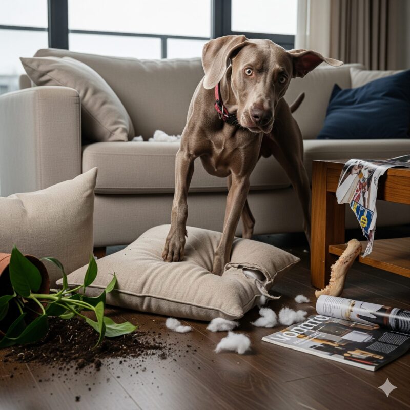 分離不安が強く留守番が困難な犬種特性