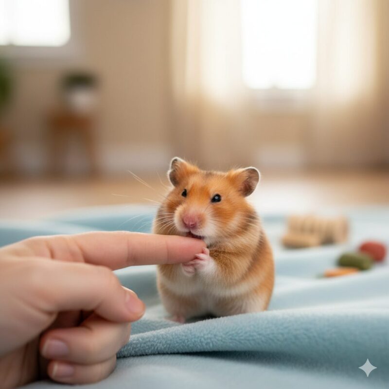 ハムスターが噛む理由を理解する