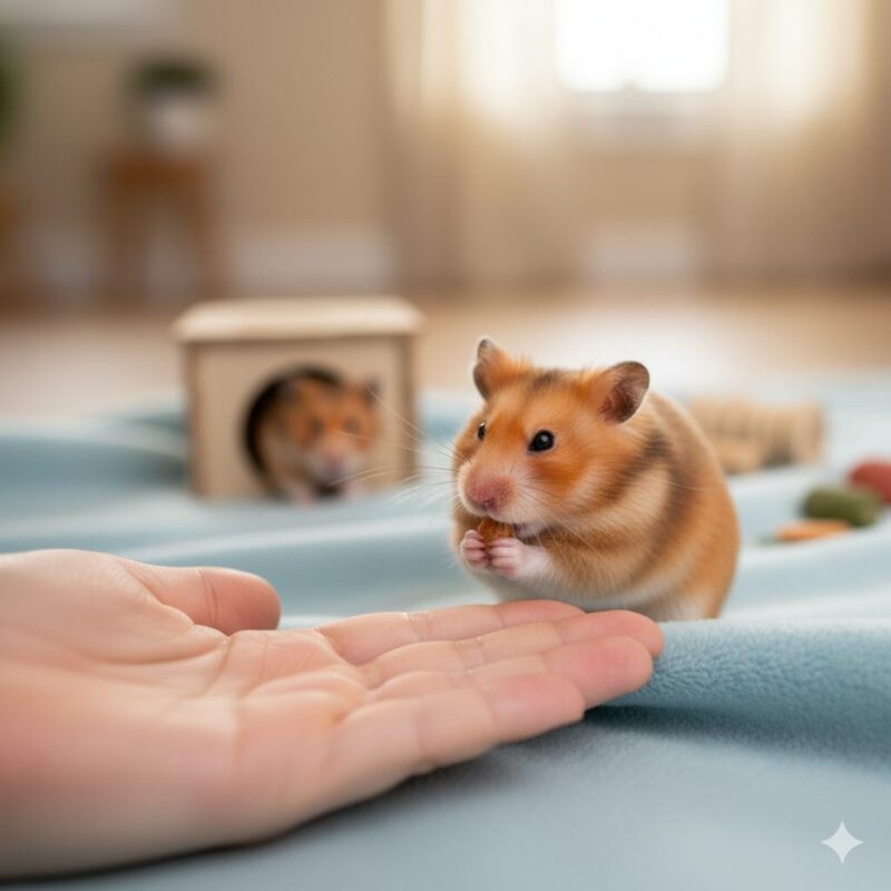 ハムスターの噛む行動への正しい対処法