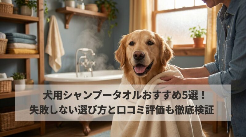 犬用シャンプータオルおすすめ5選！失敗しない選び方と口コミ評価も徹底検証 - 愛犬をタオルで優しく包む飼い主