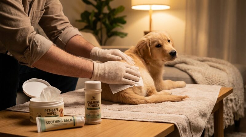 犬のオムツかぶれ予防ケア方法