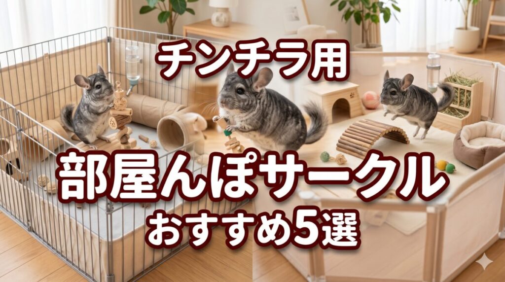 チンチラ用部屋んぽサークルおすすめ5選